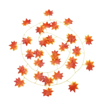 

12Pcs/Set 240Cm Long Artificial Plants Creeper Green Leaf Vine 30 Leaves for Home Wedding Decora Wholesale Diy Hanging Garland A