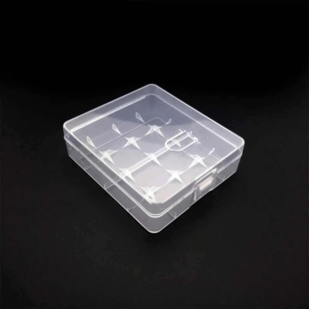 Portable Plastic Storage Box Case Holder Safe And Dry Practical Durable Box For 4 X 18650 Battery