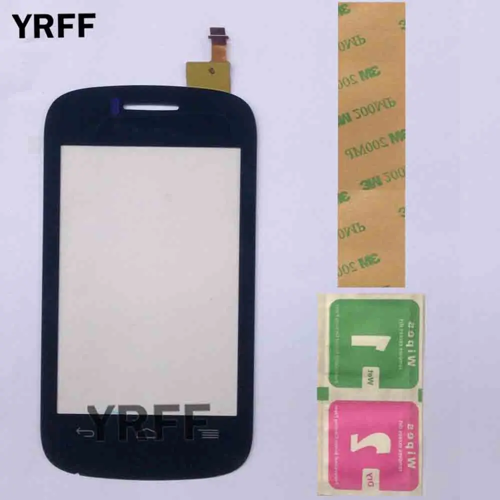 

Touch Screen For Alcatel One Touch C1 4015 OT4015 Touch Screen Panel Digitizer Panel Front Glass Mobile 3M Glue