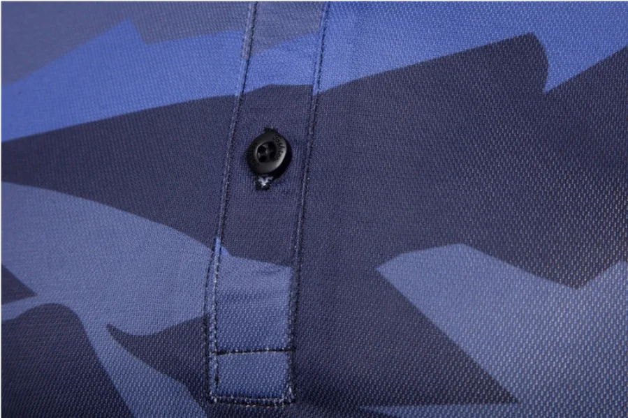 Для мужчин camisa polo рубашка Для мужчин slim fit стильное джинсовое платье с коротким рукавом в стиле кэжуал военный камуфляж воротник рубашки на пуговицах верхняя часть одежды для Для мужчин