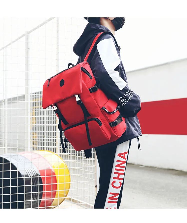 Студенческая школьная сумка, качество, водонепроницаемый, ткань Оксфорд, мужской рюкзак, модный, британский стиль, для девушек, дорожная сумка, черный, серый, красный