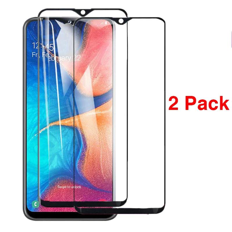 

2Pcs Protective Glass For Samsung Galaxy A20 A20s A20e Screen Protector on the For Samsung A20 SM-A205 A 20 6.4 Phone Film Armor