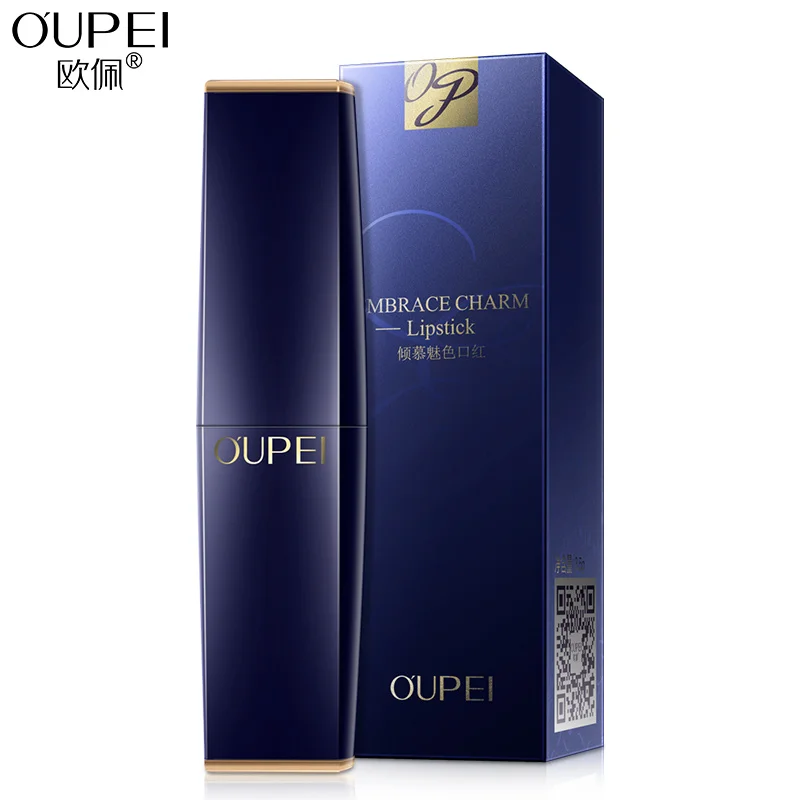 

OUPEI Lipstick Charm Miss Pink Matte Waterproof Velvet Lip Stick 5 Colors Sexy Red Brown Pigments Matte Makeup Beauty Lips Lips