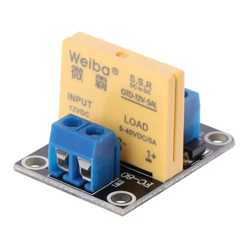 

Drop Shipping Channel SSR Solid State Relay low Trigger 5A 12V For R3 1pc