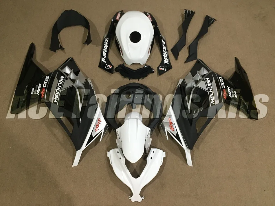 

New ABS Full fairing for Kawasaki Ninja300 EX300 300R 2013 2014 2015 2016 13 14 15 16 17 Fairings set+ Tank cover nice