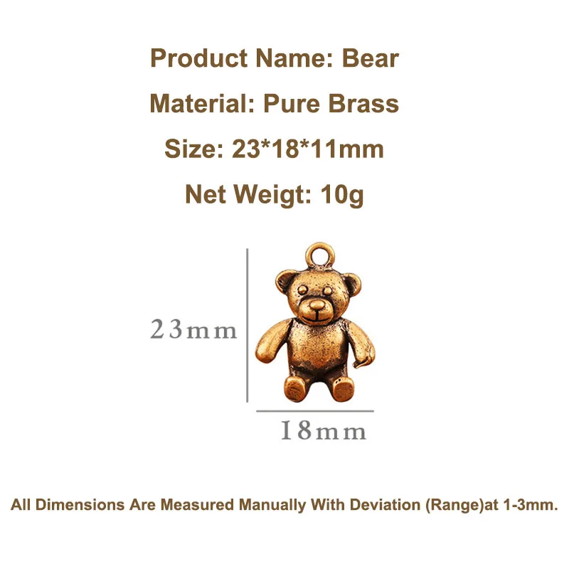 bear keychain pendants (2)