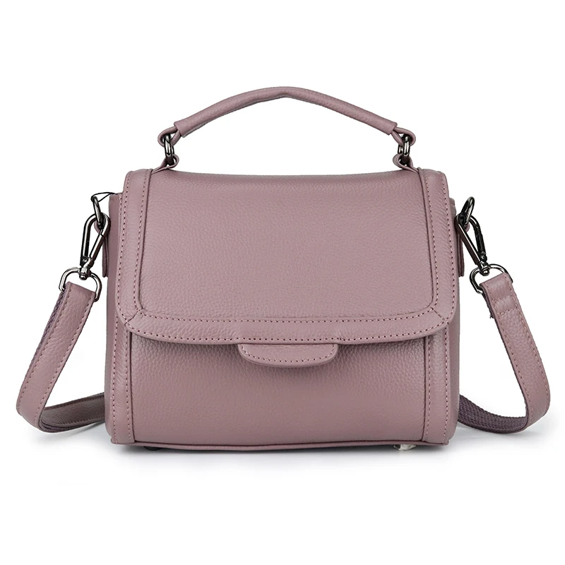 Vrouwen 2020 Nieuwste Lederen Tas Fashion Top Layer Lederen Handtas Dames Temperament Wilde Single-Schouder Messenger Bag Vrouwen 2020 Nieuwste Lederen Tas Fashion Top Layer Lederen Handtas Dames Temperament Wilde Single-Schouder Messenger Bag