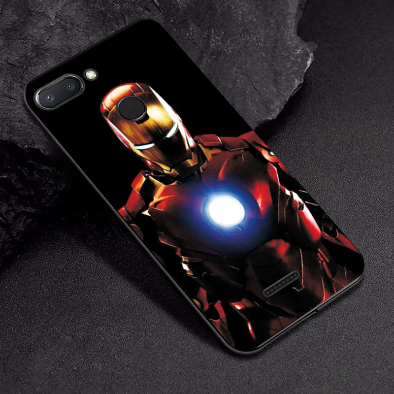 TPUBLK634 Чехол для Xiaomi Redmi 6A, чехол для Redmi 7A, 8A, 5A, 5, 6, 7, Marvel Comics, Черная задняя крышка из ТПУ на Note 8 Pro, Note 7, 6 Pro, чехлы для телефонов - Цвет: TPUBLK634