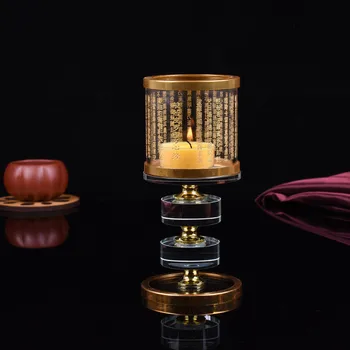 

Windproof High Candle Holder Gold Candle Holders Religious Activities Tea Light Holder Gold Candle Holder Decoration for Home
