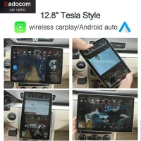 Tesla Style-reproductor multimedia con pantalla IPS de 12,8 