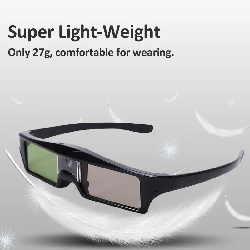 KX302 активный затвор DLP Link 3D очки перезаряжаемые Смарт сенсор для проектора кино дома Theather фильм Beamer очки