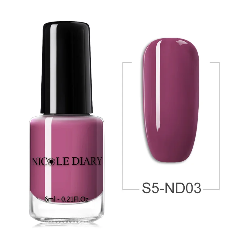 S5-ND03 NICOLE Дневник для ногтей голографический лак с блестками Shing Cat Eye лак для ногтей магнитный лак для ногтей DIY - Цвет: S5-ND03