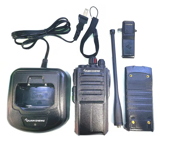 Черный Quansheng TG-330 WALKIE-TALKIE, 5 Вт мощность для civil handstand 400-470 МГц - Цвет: Черный