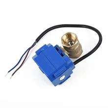 NPT моторизованный шаровой клапан 3/4 латунь Электрический автоматический возврат практическая Замена