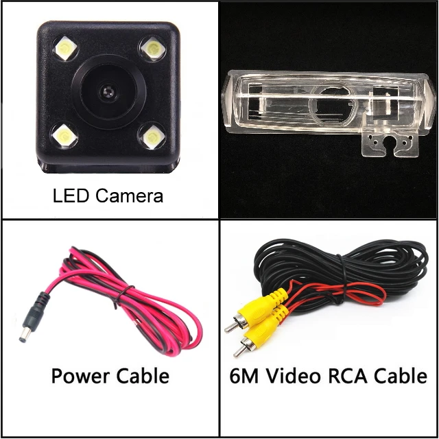 Для Lexus IS GS IS200 IS300 LS430 GS300 GS400 GS430 камера заднего вида Автомобильная камера заднего вида HD CCD ночное видение - Название цвета: 4 LED