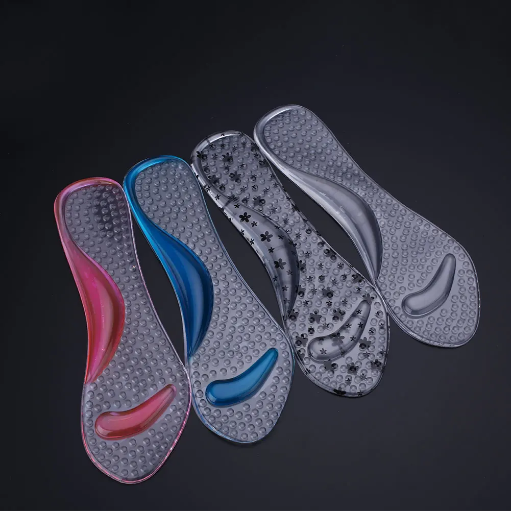 Soft Women Non-Slip High Heel Arch Cushion Support Silicone Pads Insole