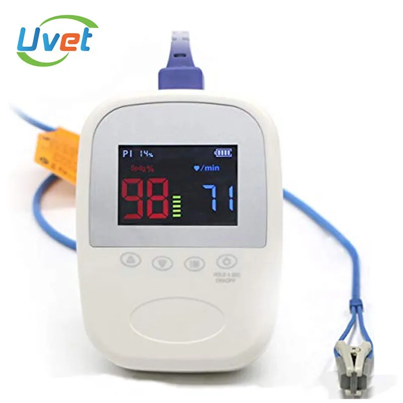 Uvet Állatorvosi Monitor Bluetooth Impulzus Oximéter Spo2 Pr Állati Monitor Pulzusszám -Oxigéntelítettség Pulzusszám Pet Monitor