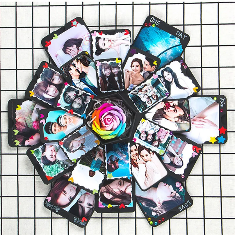 Сюрприз вечерние Love Explosion Подарочная коробка на день рождения скрапбук DIY Фотоальбом подарочные украшения и 4jj31