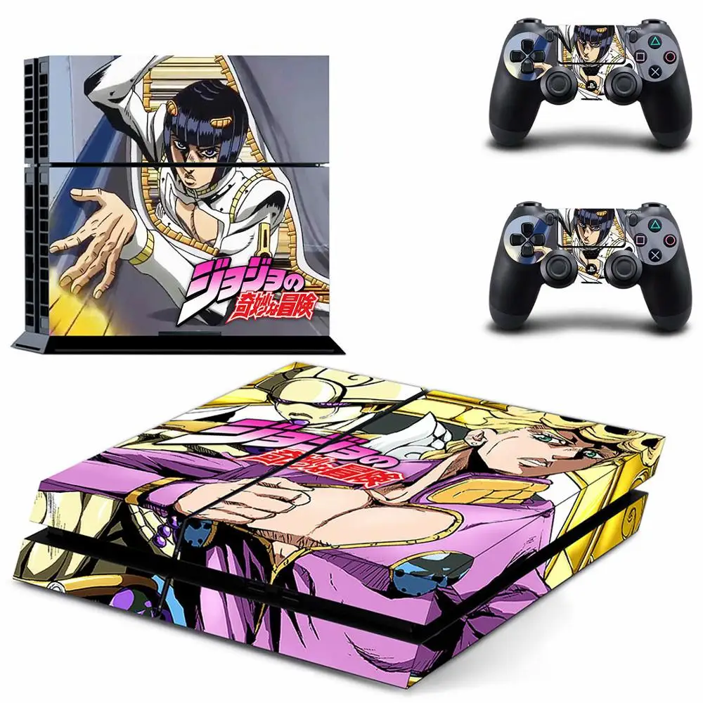 JoJo невероятное приключение Стикеры s Наклейка для PS4 Стикеры Play station 4 наклейки домашнего декора для Игровые приставки 4 консоли и 2 контроллера