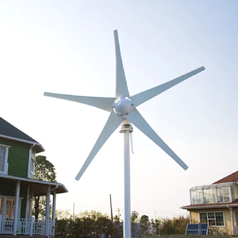 - 2021 New Small Wind Turbine 1224V Option Wind Generator Charge Controller CE RoHS Certified 3 Years Warranty