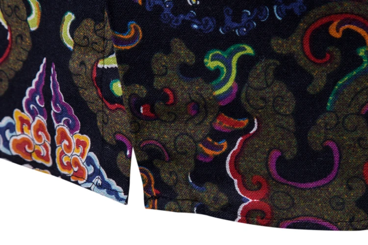 Camisa Masculina, европейская Осенняя мужская рубашка для отдыха с цветочным принтом, кардиган, топ, рубашки на пуговицах, топы, блузки, африканская одежда