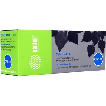 

Cf411a blue cactus cartridge for HP LJ m452dw/dn/NW m477fdw/m477fdn/m477fnw (2300 page is) Cs-cf411a
