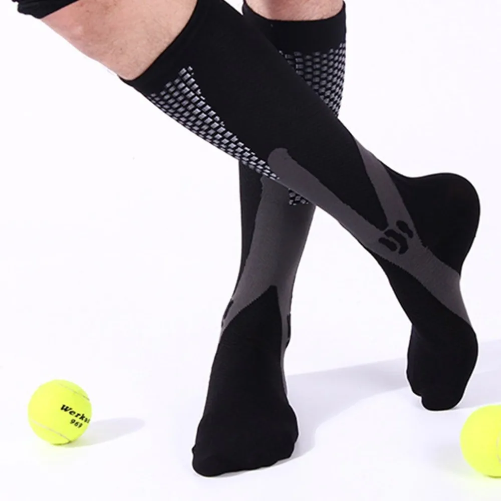 Высокие Носки Волшебные Компрессионные носки мужские и женские дышащие спортивные велосипедные беговые носки футбол