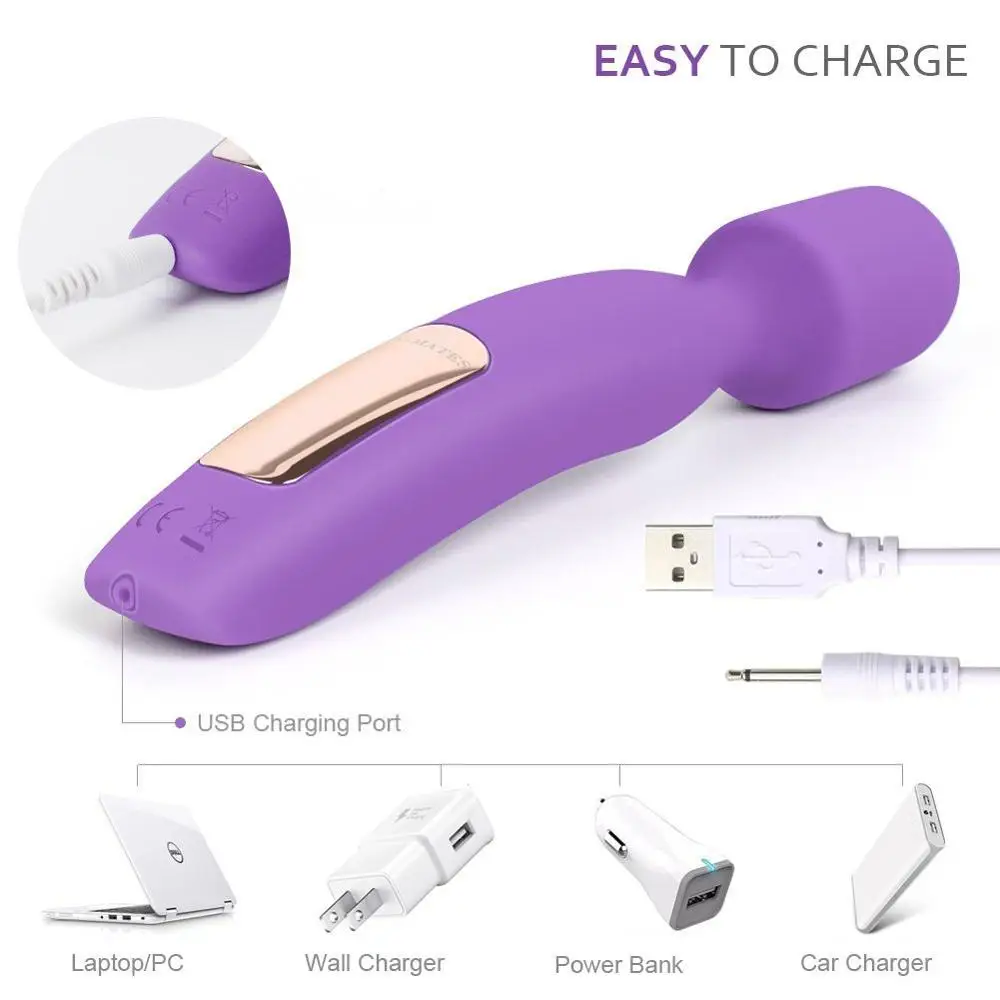 AV палочка вибратор Стимулятор клитора G spot мини фаллоимитаторы мастурбатор usb