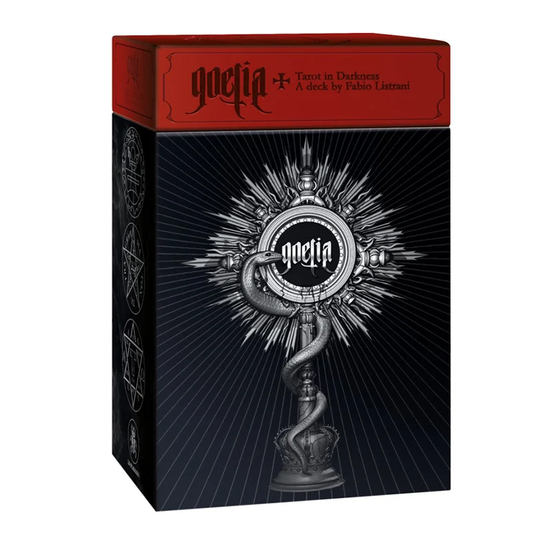 Tarot Goetia в темноте таро карточная игра Настольная настольная для взрослых Таро