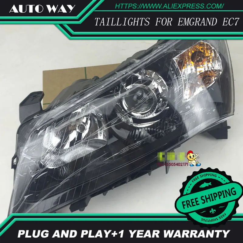  Car styling LED HID LED EC7 EC718 EC7 headlights Head Lamp case for GEELY EMGRAND EC7 EC718 EC7 201