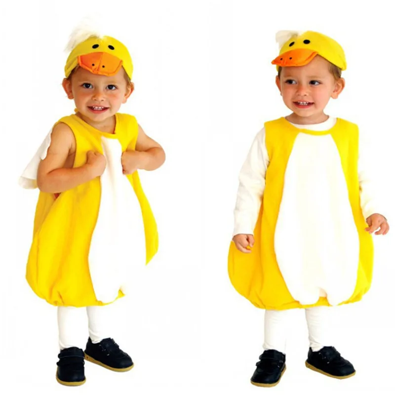 Lovely Cute Unisex pajamas Children Halloween rubber duck Costume Kid Animal cosplay Purim Children's day Stage play party dress Lovely Cute Unisex pajamas Children Halloween rubber duck Costume Kid Animal cosplay Purim Children's day Stage play party dress