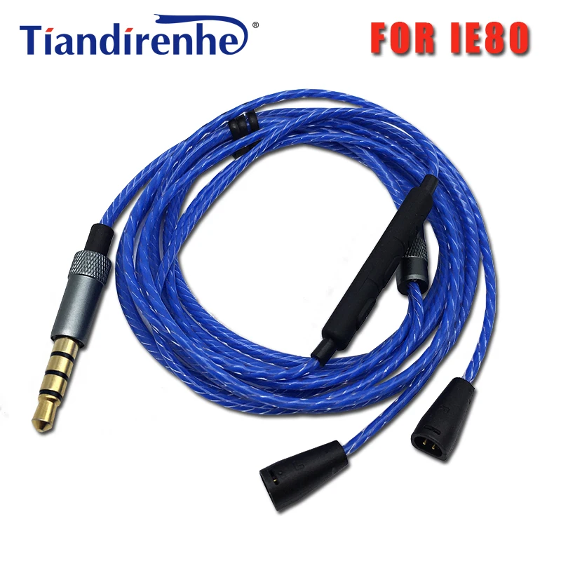 Tiandirenhe ie80 кабель для наушников Sennheiser IE8 IE80 IE8i обновление Замена одинарные