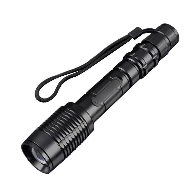 

Waterproof LED Flashlight Strong Light Zoomable 5 Modes Hiking Outdoor Supply