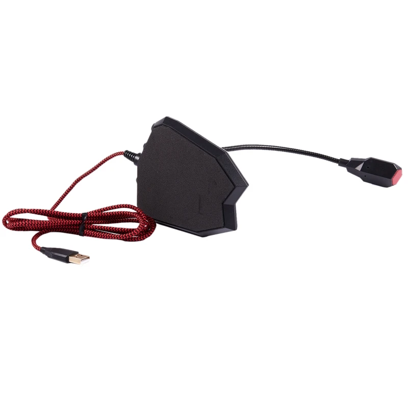 Профессиональный Usb игровой микрофон для компьютера, настольный конденсаторный микрофон для игры в реальном времени, вещания, Youtube, Facebook