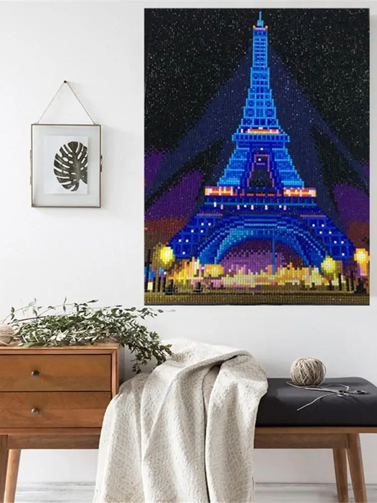 DIY Diamond Painting with LED Lights for Home Living Room Bedroom Decoration | Лампы и освещение