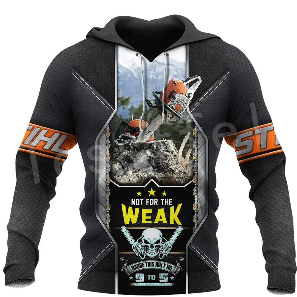 

Tessffel Worker Chainsaw Lumberjack Logger Tool Instrument Crewneck NewFashion Pullover Men/Women 3DPrint Hoodies Streetwear D-5
