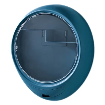 

No Punching Wall-Mounted Cosmetic Storage Box Waterproof and Dustproof Bathroom Organizer Toiletry Kits Makeup Box