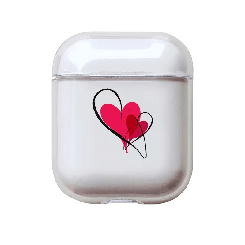 Мягкий милый Чехол Air Pods для Apple Airpods, роскошный простой прозрачный чехол для Airpods в Bluetooth, аксессуары для наушников - Цвет: I201040