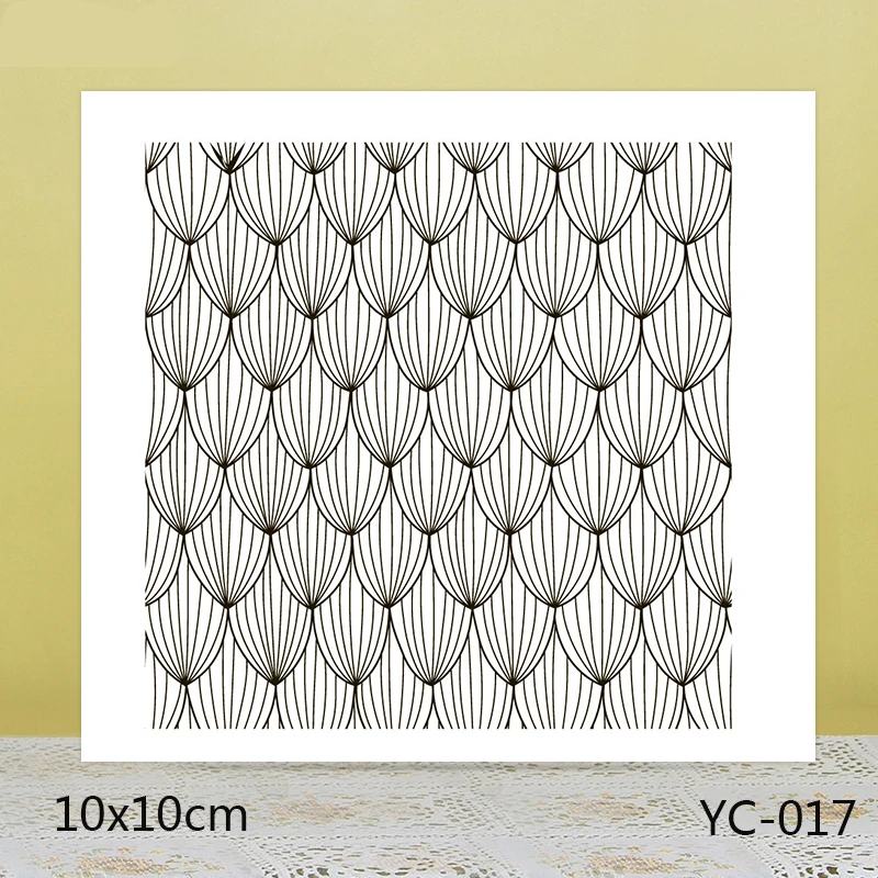 ZhuoAng Neat/обычные линии фон четкие штампы для DIY Скрапбукинг/изготовление карт/украшение для альбома силиконовый штамп ремесла