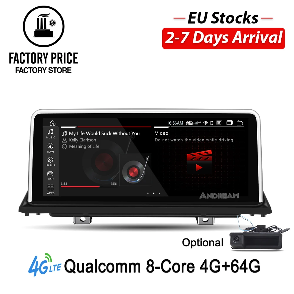 10 25 &quotQualcomm Восьмиядерный 4G + 64G LTE Android 9 IPS экран Автомобильный мультимедиа для BMW X5
