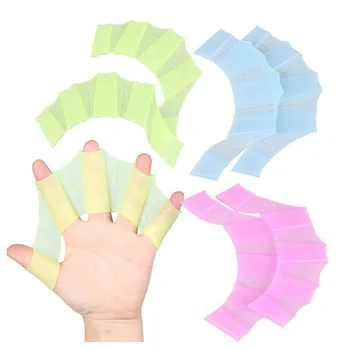 

Fins Hand Web Flippers Training Silicone Swim Gear Finger Webbed Gloves Webbed Gloves Diving Gloves Universal Swimming Tool