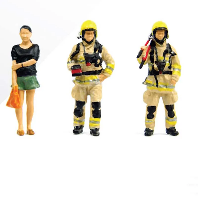 

1/43 Scale City Mini FS Series Doll Car Model Scenes Police / Patrol Officer / Fire Ambulance Accessories Collection Shows Gifts