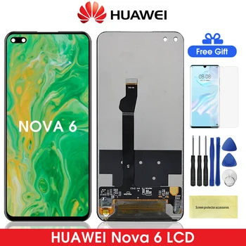 

Original 6.57'' Nova 6 Lcd For Huawei Honor V30 View 30 View30 Lcd Display Touch Screen Digitizer Assembly For Huawei Nova 6 Lcd