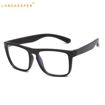

2020 New Kids Anti Blue Light Glasses Children Ultralight Square Eyeglasses Boys Girls Flexible Black Clear Lens Eyewear UV400
