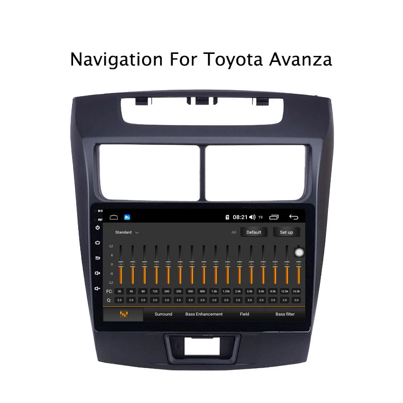 Ectwodvd 9 дюймов Andriod 8,1 автомобильный DVD gps для Toyota Avanza 2010- 4G ram 64G rom CarPlay DSP 4G LTE с wifi