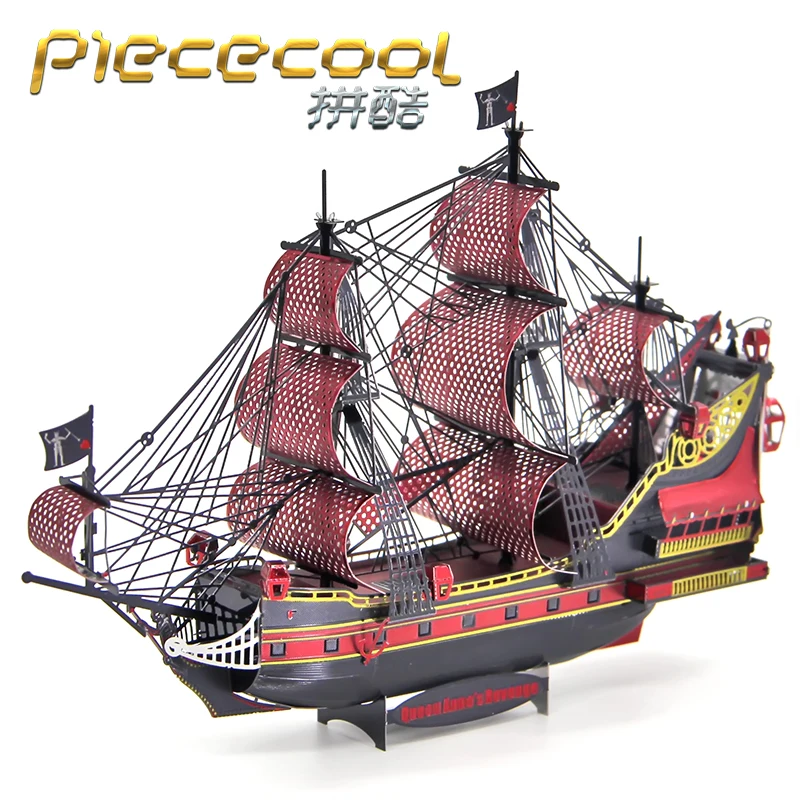 

Metlhead Figure Toy Queen Anne Titanic Metal Puzzle DIY Models 3D Laser Cut Jigsaw Toys Gift Adult Jigsaw Toys