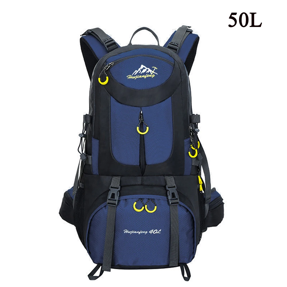 40L/50L/60L спортивные сумки для активного отдыха, походный рюкзак, рюкзаки, водонепроницаемый рюкзак для мужчин и женщин, уличный большой рюкзак для кемпинга, сумки для спортзала - Цвет: Dark blue 50L