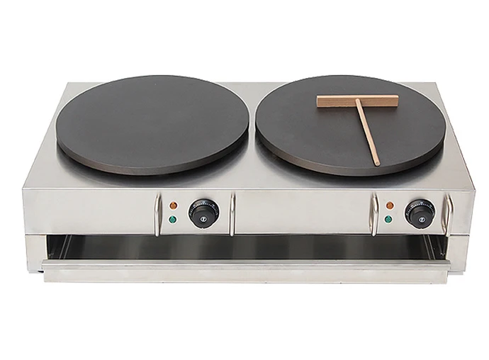 Stainless Steel Electric Crepe Pancake Scones Naan Bread Maker Machine | Бытовая техника