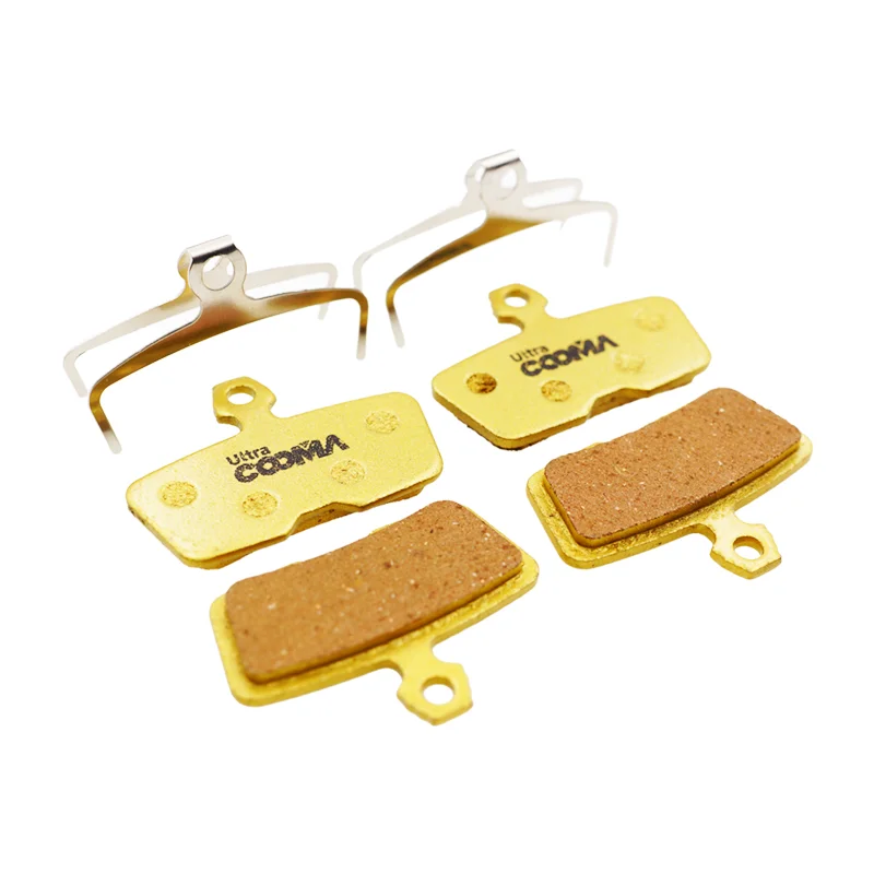 4 Pairs, Full Metal Bicycle Disc Brake Pads for SRAM Code R, Code Since 2011, Guide RE, Ultra Class