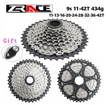 Zracing 9 скоростная кассета 11-40T 11-42T горный велосипед WideRatio MTB S Freewheel совместим с M430